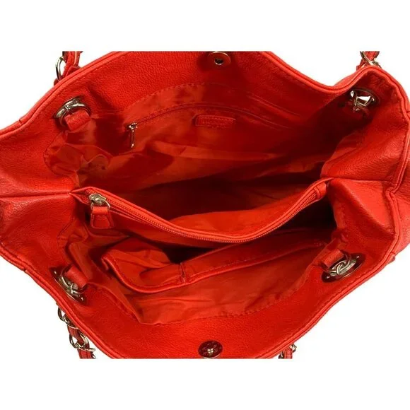 Nicole Miller Cherry Red Large Purse - Picture 4 of 6